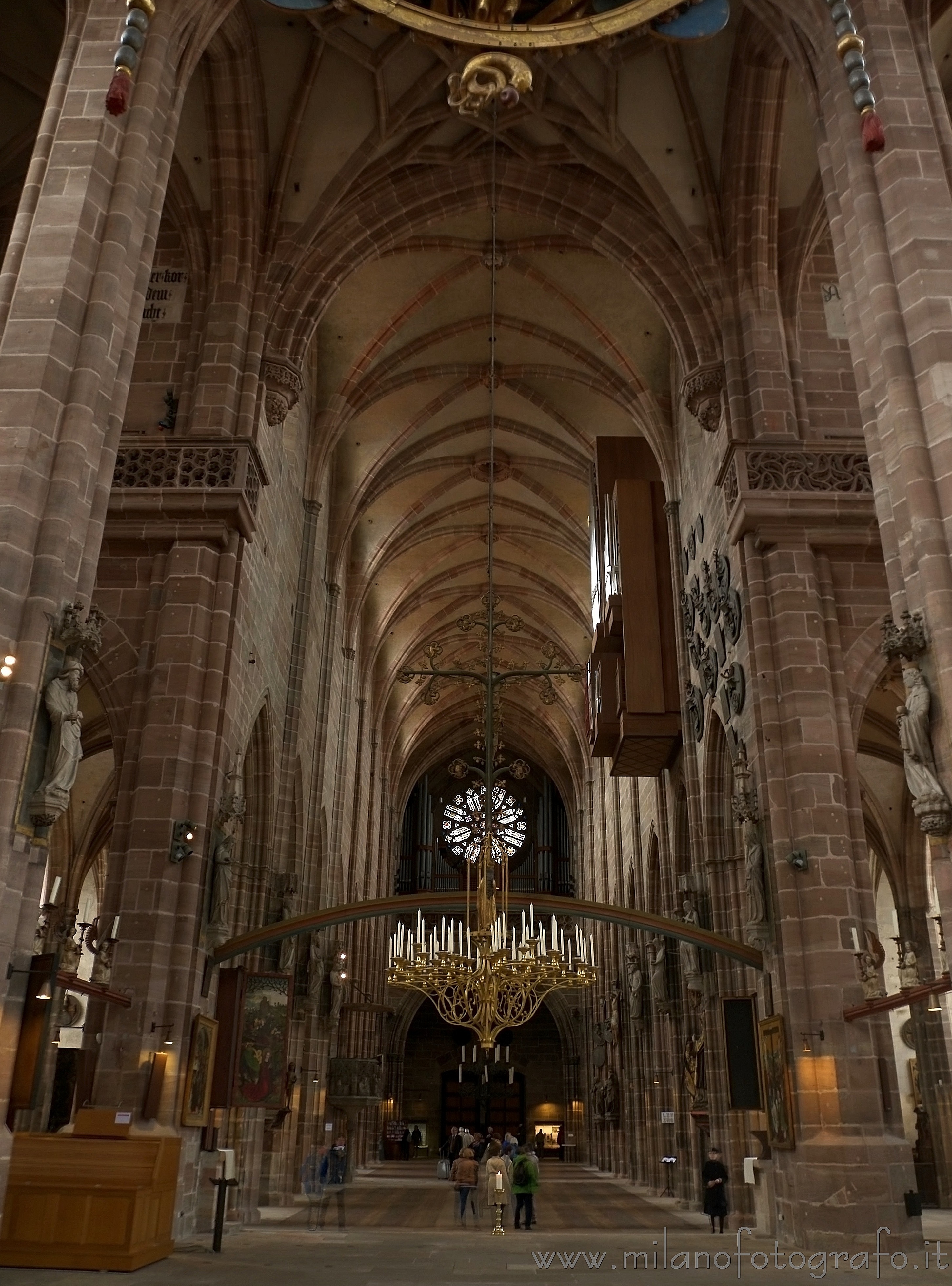 Nürnberg (Germany) - Interiors of the Church of St. Lorenz